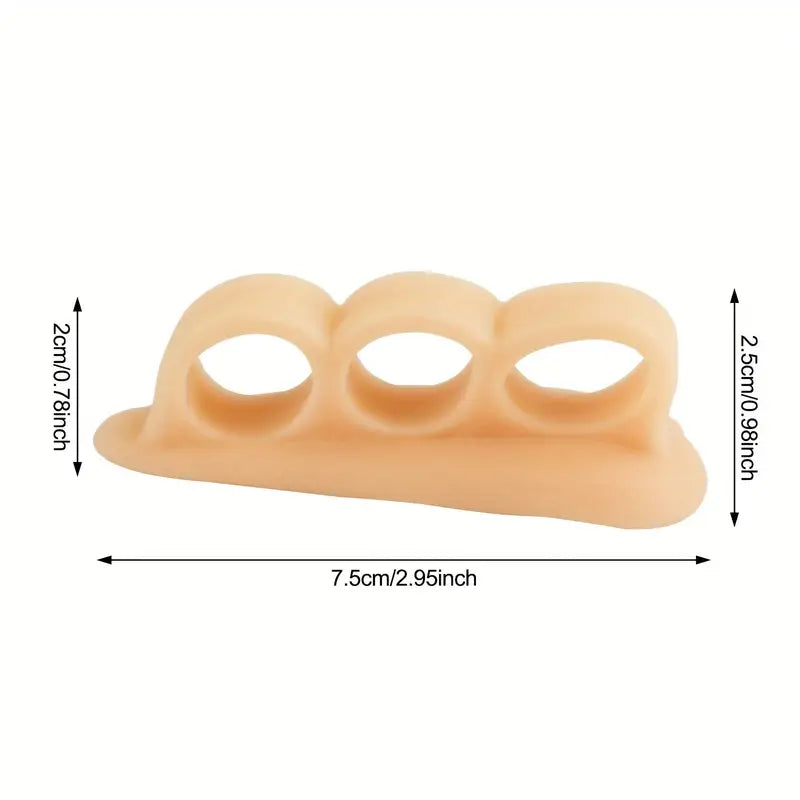 Silikon Tåspridare med fotstöd (2-pack)