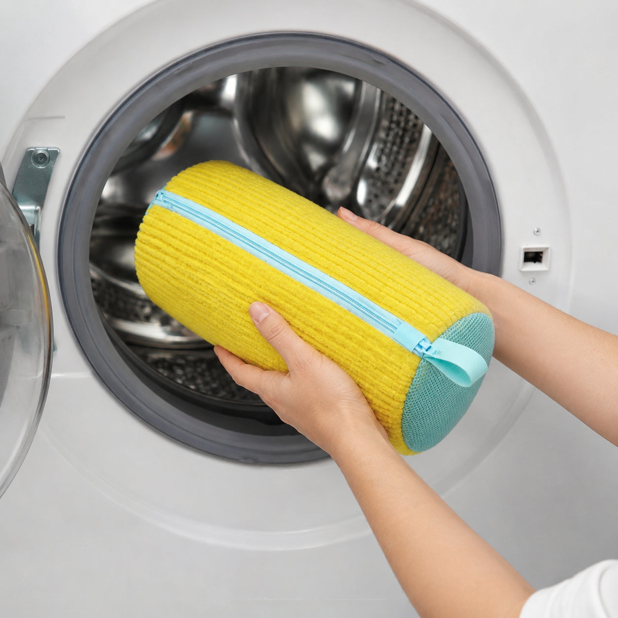 Schoenwaszak met reinigende microvezels