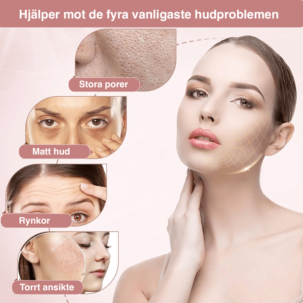 Kollagen Ansiktsmask – återfuktande & uppstramande (4-pack)