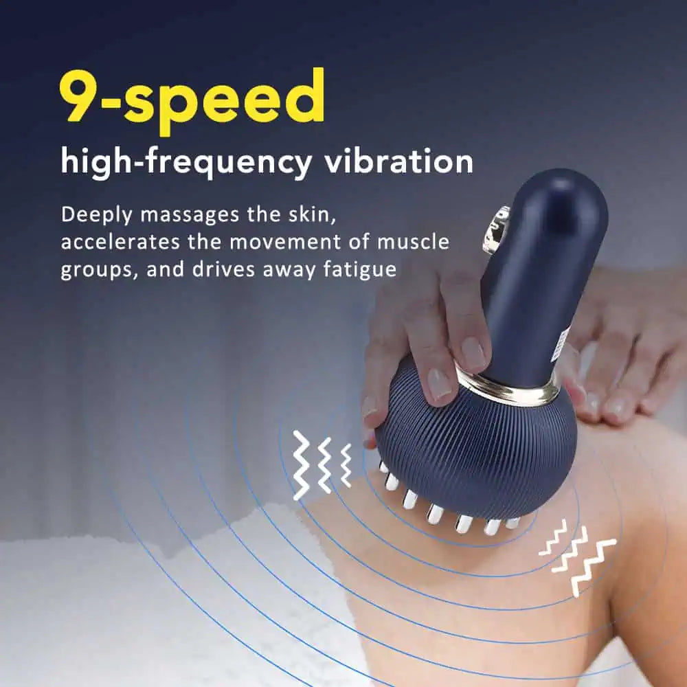Elektrisk Gua Sha massageapparat med värme & vibration