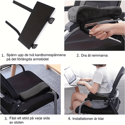 Ergonomiska armstödskuddar (2-pack)