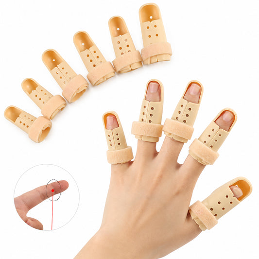 Fingerskena för stabilisering av skadat finger.