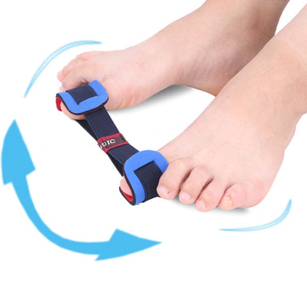 Justerbart träningshjälpmedel för hallux valgus stortåträning