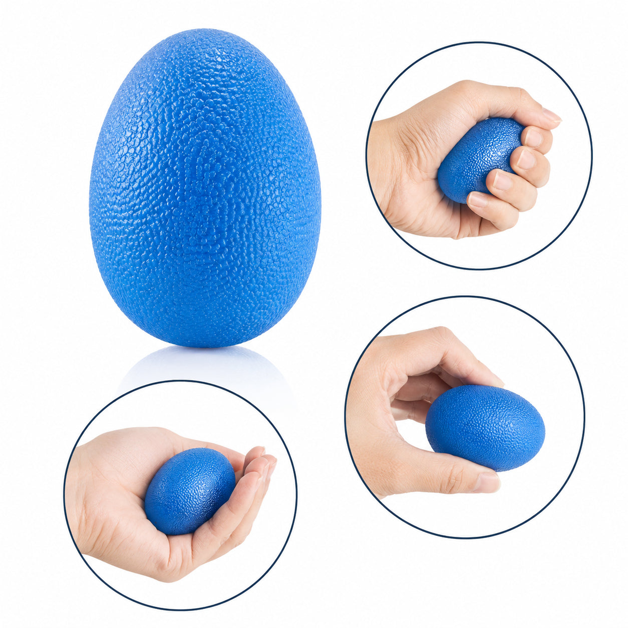 Handträningsboll för greppstyrka, rehabilitering och stresslindring.