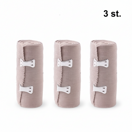 Kompressionsbandage med spännen (3x)