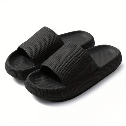 Mjuka stötdämpande Moln tofflor med bred sula