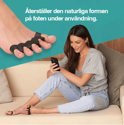 Tåseparerare i mjukt silikon för framfoten